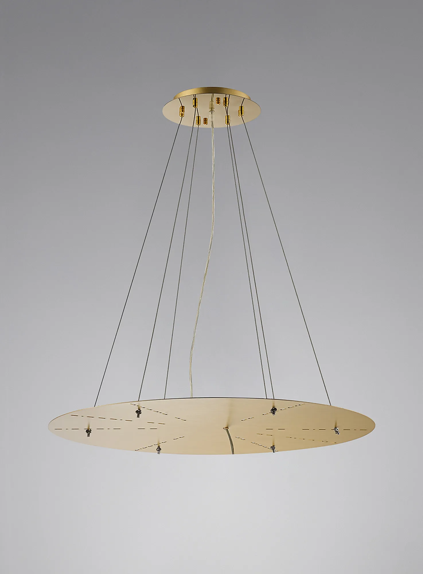 Lowan 790mm 3m Suspension Plate (Max Load 40kg) French Gold, Painted Gold D0723  Deco Lowan French Gold